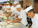 Eight Pizza Chefs