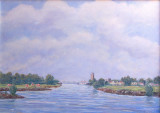 NIET BESCHIKBAAR - Wilhelminabrug Deventer (olieverf) - 0746.jpg