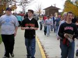 Fans going to stadium