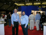 John Engstrom and Mike Hopkin at the Athearn Booth