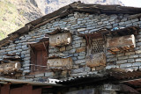 Bee Houses on this wall