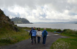 Path with City Backdrop