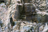 George Washington carved his initials on the wall of the bridge