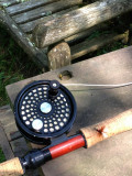 Abel Reel, Cabelas Spey Stick, and Royal Wulff fly 1816.jpg