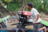Driving a River Launch