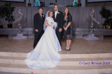 Sherbondy-Dooley/Bride & Groom with Grooms Sister and Husband