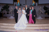 Sherbondy-Dooley/Bride & Groom with Brides Father, Stepmother, Sister and Brother