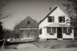 House and Barn Not Behind Trees