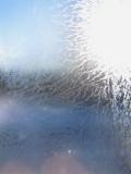 Window Frost with Sunburst