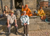 Sadhus (grands prêtres) à Pashupatinath