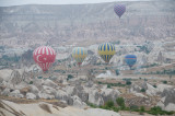 Envole en montgolfire en Cappadoce.