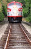 The dinner train, Eastbound at Milepost 22, passing under New Circle Road 
