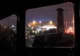 UT Thomas Boiling arena framed in the cab of 1007