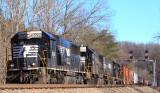 NS 168 with a solid set of EMD power at CP Southfork