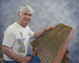 Rob Angus With His Hammered Dulcimer