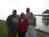 Fred, Gail, Jack, Bev at the Whalehead Club Wine Tasting