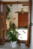 View of our courtyard