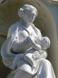 Zittende Maria met Kind - Spinolarei 21- detail