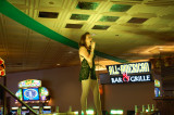 One of the coctail waitress/singers at the Rio casino