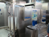 The last day at sea we took the tour of the kitchen.