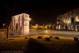 Arch of Constantine & The Colosseum At Night