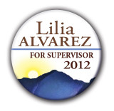 Lilia Alvarez For Supervisor Button