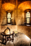 Globe and windows, Lacock Abbey