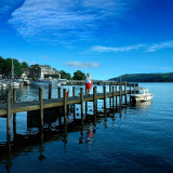 Walking the dog, Ambleside, Cumbria