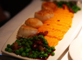 Scallops and Root Vegetable Puree