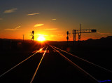 Sunset Ludlow crossing