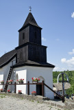 Hollókő village church