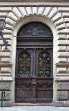 Crested door