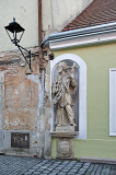 Street-side shrine to Szent Jnos