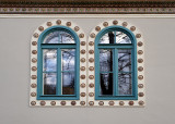 Windows of Zsolnay Culture Quarter