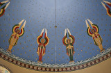 Mausoleum, angel ceiling