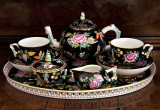 Custom made tea service (Chinoiserie design)