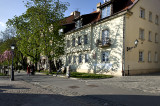 Castle street on a spring day