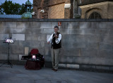 Playing for passers-by