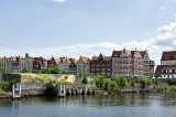 The houses of Spichlerze Island