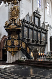 Oliwa Cathedral, pulpit, portraits