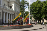 Presidential Palace, changing of the flag