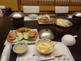 Crab Kaiseki feast in Sapporo 