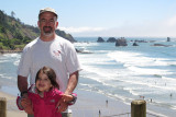 super-hiker Evie and Dad