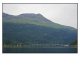 The bridge and the mountain Årsteinhornet......