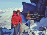 Me on Trail Crest near top of Mt. Whitney, 1977 PCT