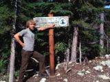 Monte at Stevens Pass. (  Sept. 1977  With Only 183 miles To Go!)