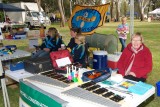 Forbes Netball Association and Mitchell Conservatorium stalls