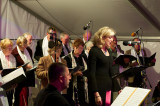 Soprano Sian Prior and choir during the Kate Kelly Song Cycle rehearsal
