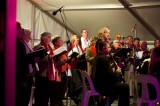 Soprano Sian Prior & members of the choir during the premier performance of the Kate Kelly Song Cycle
