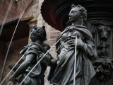 Nuremberg fountain outside Lorenz Kirche